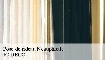 Pose de rideau  neauphlette-78980 JC DECO